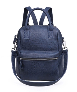 Urban Expressions Andrei Textured Backpack 16368A NAVY